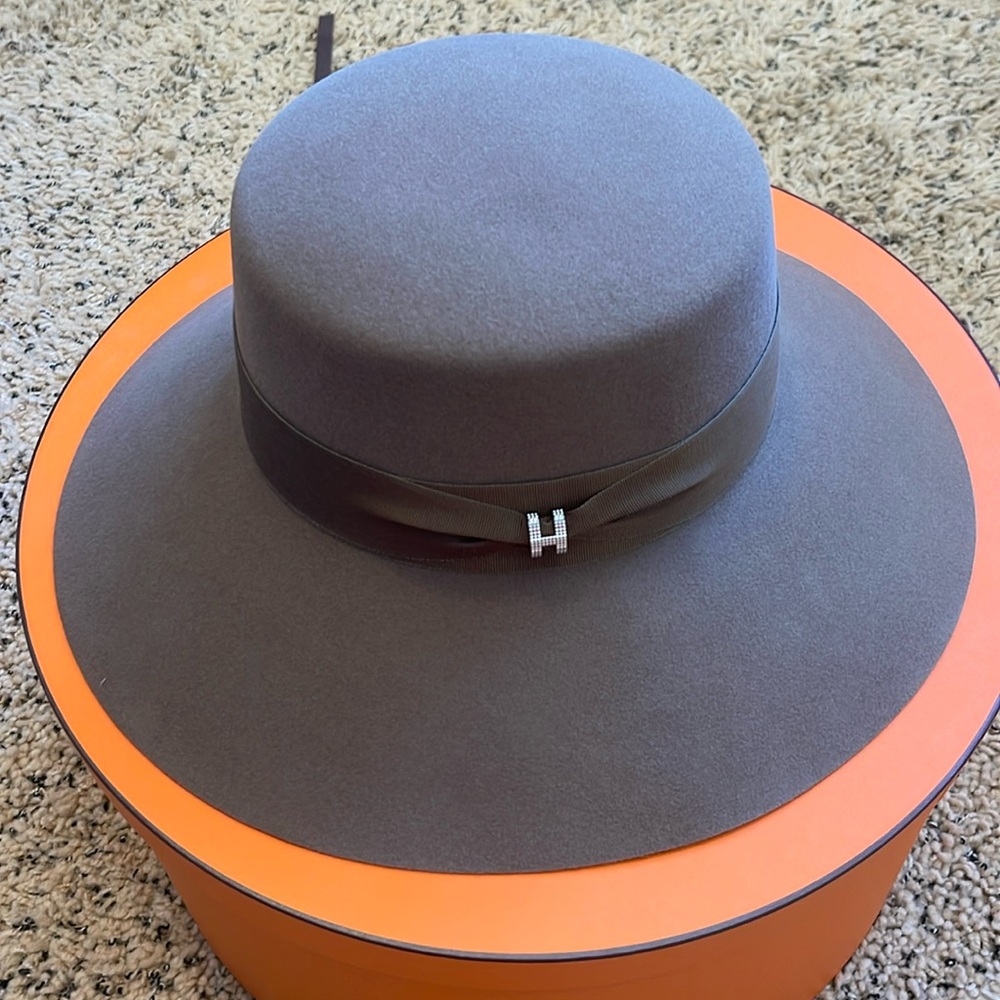 Hermes Chapeau Femme Farrah Pop H Biege